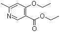 CAS 登录号：111974-39-1, 4-乙氧基-6-甲基-3-吡啶羧酸乙酯