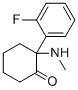 CAS # 111982-50-4, Fluoroketamine, 2-(2-fluorophenyl)-2-(methylamino)cyclohexan-1-one