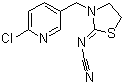 structure of CAS# 111988-49-9, Thiacloprid