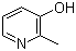 structure of CAS# 1121-25-1, 3-Hydroxy-2-methylpyridine