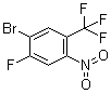structure of CAS# 1121586-27-3, 4-溴-5-氟-2-三氟甲基硝基苯