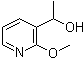 structure of CAS# 112197-02-1, 2-Methoxy-alpha-methyl-3-pyridinemethanol