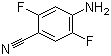 structure of CAS# 112279-61-5, 4-氨基-2,5-二氟苯甲腈