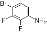structure of CAS# 112279-72-8, 4-Bromo-2,3-difluoroaniline