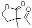 structure of CAS# 1123-19-9, 3-乙酰基-3-甲基四氢呋喃-2-酮