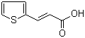 structure of CAS# 1124-65-8, (2E)-3-(2-Thienyl)acrylic acid