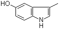 structure of CAS# 1125-40-2, 5-Hydroxy-3-methylindole