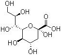CAS # 112543-66-5, 3-Deoxy-D-glycero-D-galacto-2-nonulosonic acid, Ketodeoxynonulosonic acid, 3-Deoxy-D-glycero-D-galactononulopyranosonic acid, KDN