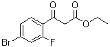 CAS 登录号：112704-80-0, 3-(4-溴-2-氟苯基)-3-氧代丙酸乙酯