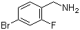 structure of CAS# 112734-22-2, 4-溴-2-氟苄胺