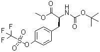 CAS # 112766-18-4, N-tert-Butoxycarbonyl-O-trifluoromethanesulfonyl-L-tyrosine methyl ester