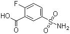 structure of CAS# 112887-25-9, 2-氟-5-磺酰胺基苯甲酸