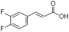 structure of CAS# 112897-97-9, 3,4-二氟肉桂酸