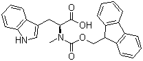 structure of CAS# 112913-63-0, N-[芴甲氧羰基]-N-甲基-L-色氨酸