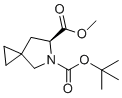 structure of CAS# 1129634-43-0, (S)-5-tert-Butyl 6-methyl 5-azaspiro[2.4]heptane-5,6-dicarboxylate