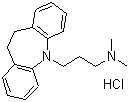 CAS # 113-52-0, Imipramine hydrochloride, 10,11-Dihydro-5-(3-(dimethylamino)propyl)-5H-dibenz[b,f]azepine hydrochloride