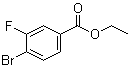 structure of CAS# 1130165-74-0, 4-溴-3-氟苯甲酸乙酯
