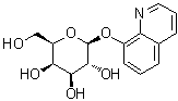 structure of CAS# 113079-84-8, 8-喹啉基 beta-D-吡喃半乳糖苷