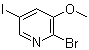 structure of CAS# 1131335-43-7, 2-溴-5-碘-3-甲氧基吡啶