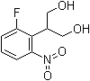 structure of CAS# 1131605-32-7, 2-(2-Fluoro-6-nitrophenyl)-1,3-propanediol