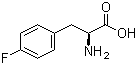 structure of CAS# 1132-68-9, L-4-Fluorophenylalanine
