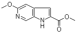 CAS # 1132610-92-4, 5-Methoxy-1H-pyrrolo[2,3-c]pyridine-2-carboxylic acid methyl ester