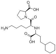 structure of CAS# 1132650-67-9, N2-((1S)-1-Carboxy-3-cyclohexylpropyl)-L-lysyl-L-proline