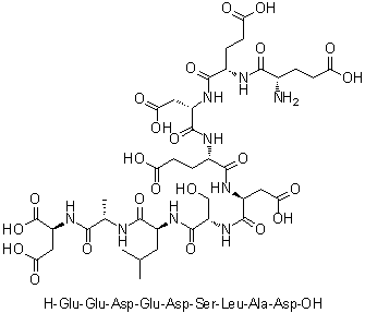 CAS # 1133963-35-5, L-alpha-Glutamyl-L-alpha-glutamyl-L-alpha-aspartyl-L-alpha-glutamyl-L-alpha-aspartyl-L-seryl-L-leucyl-L-alanyl-L-aspartic acid