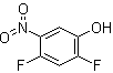 structure of CAS# 113512-57-5, 2,4-Difluoro-5-nitrophenol