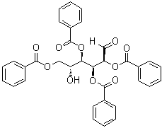 structure of CAS# 113544-59-5, D-甘露糖 2,3,4,6-四苯甲酸酯