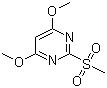 structure of CAS# 113583-35-0, 2-Methylsulfonyl-4,6-dimethoxypyrimidine