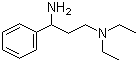 structure of CAS# 113640-41-8, N3,N3-二乙基-1-苯基-1,3-丙二胺