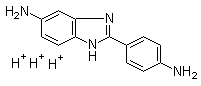 CAS # 113659-61-3, 2-(4-Aminophenyl)-1H-benzimidazol-5-amine conjugate triacid, 2-(4-Aminophenyl)-1H-benzimidazol-6-amine conjugate acid