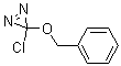 structure of CAS# 113711-60-7, 3-Chloro-3-(phenylmethoxy)-3H-diazirine