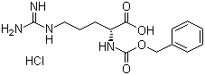 structure of CAS# 113712-05-3, N2-[苄氧羰基]-D-精氨酸单盐酸盐