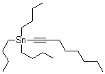 CAS # 113794-23-3, 1-Octynyltributylstannane, Hexyltributylstannylacetylene, Tributyl(1-octynyl)stannane, Tributyl-1-octynyltin