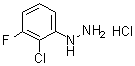 structure of CAS# 1138036-54-0, (2-氯-3-氟苯基)肼盐酸盐
