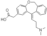 CAS 登录号：113806-06-7, (11E)-11-[3-(二甲基氨基)亚丙基]-6,11-二氢二苯并[b,e]氧杂卓-2-乙酸