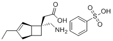 米罗加巴林苯磺酸盐分子结构 (CAS 1138245-21-2)