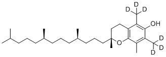 structure of CAS# 113892-08-3, α-Tocopherol-d6