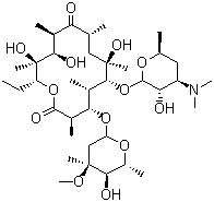 structure of CAS# 114-07-8, Erythromycin
