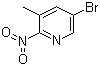 structure of CAS# 114042-02-3, 5-溴-3-甲基-2-硝基吡啶