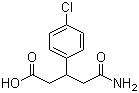 structure of CAS# 1141-23-7, 3-(4-氯苯基)戊二酸单酰胺