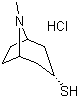 CAS # 1141886-66-9, exo-Tropine-3-thiol hydrochloride, (3-exo)-8-Methyl-8-azabicyclo[3.2.1]octane-3-thiol hydrochloride