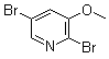 structure of CAS# 1142191-57-8, 2,5-Dibromo-3-methoxypyridine