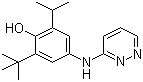 CAS # 114548-84-4, 2-(1,1-Dimethylethyl)-6-(1-methylethyl)-4-(3-pyridazinylamino)phenol