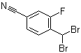 CAS 登录号：1146699-62-8, 4-(二溴甲基)-3-氟苄腈