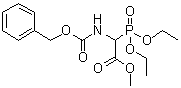 structure of CAS# 114684-69-4, 2-(苄基氧基羰基氨基)-2-(二乙氧基磷酰基)乙酸甲酯