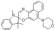 structure of CAS# 114747-48-7, 1,3-Dihydro-1,3,3-trimethyl-6'-(4-morpholinyl)-spiro[2H-indole-2,3'-[3H]naphth[2,1-b][1,4]oxazine]