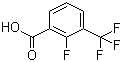 structure of CAS# 115029-22-6, 2-Fluoro-3-trifluoromethylbenzoic acid